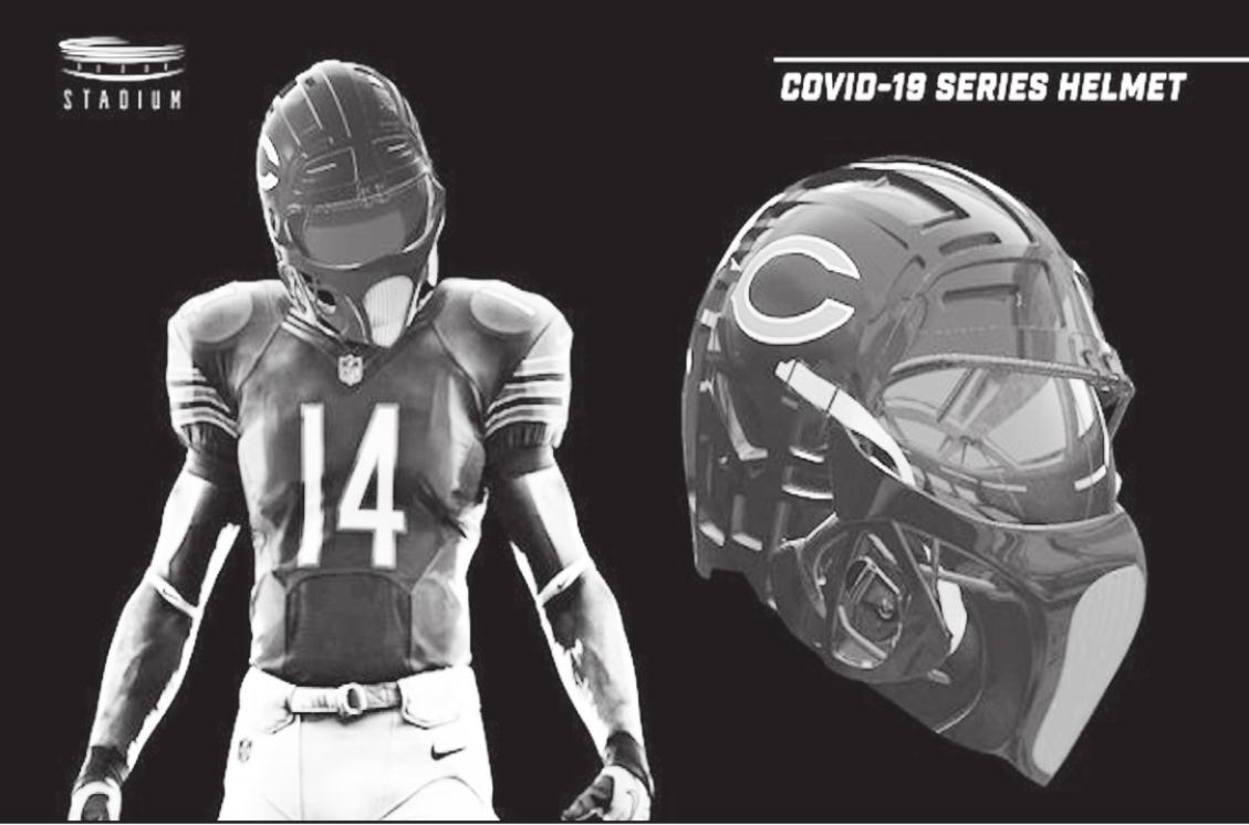 Is that what an NFL COVID-19 helmet could look like?