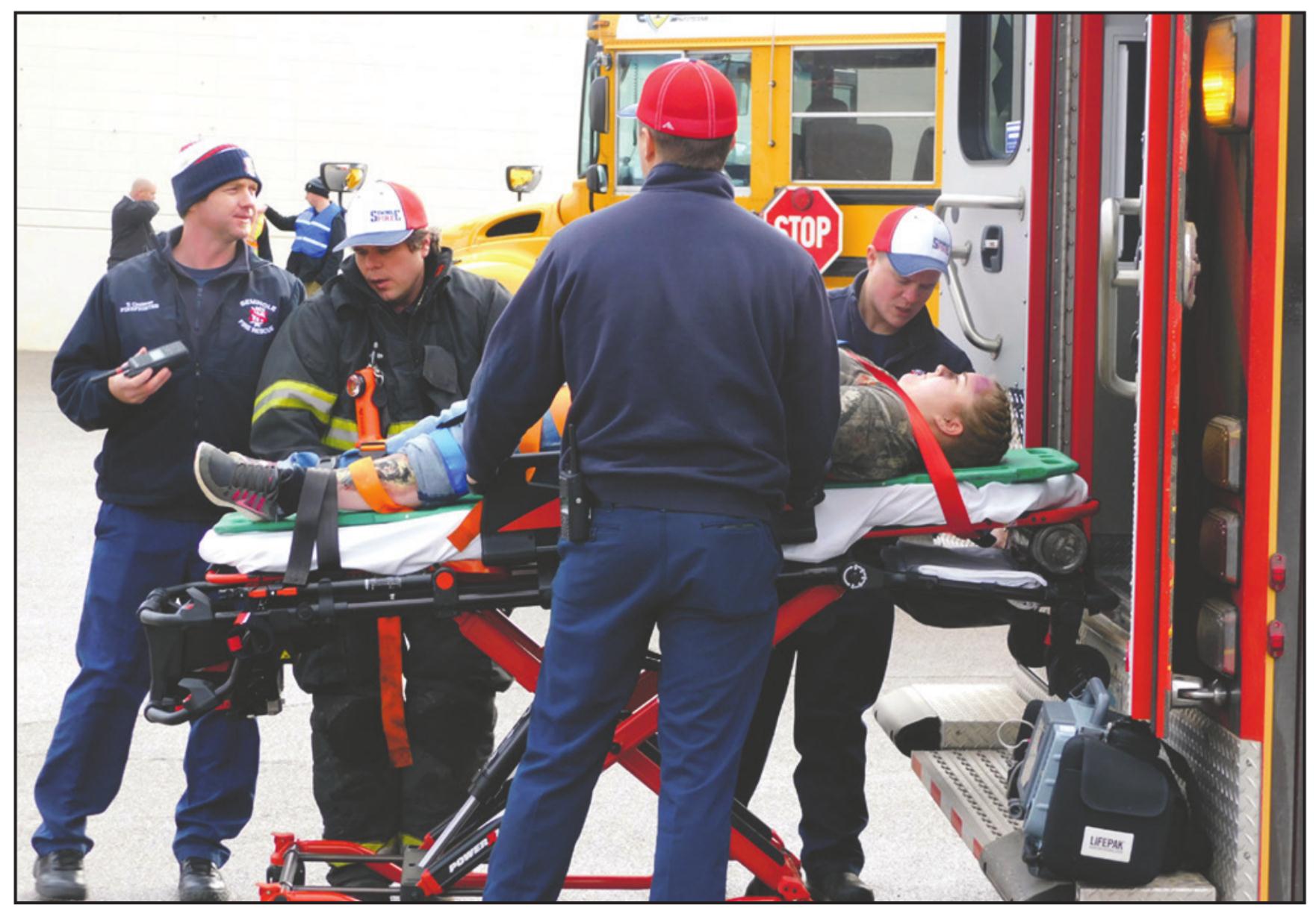 Emergency Medical Services Participate In Simulated Bus Crash Exercise ...