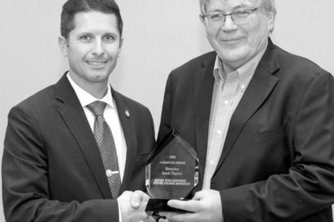 Sen. Taylor Among Legislators Honored With OK Farm Bureau Champion Award